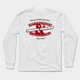 Harrington & Henderson Red Logo Long Sleeve T-Shirt